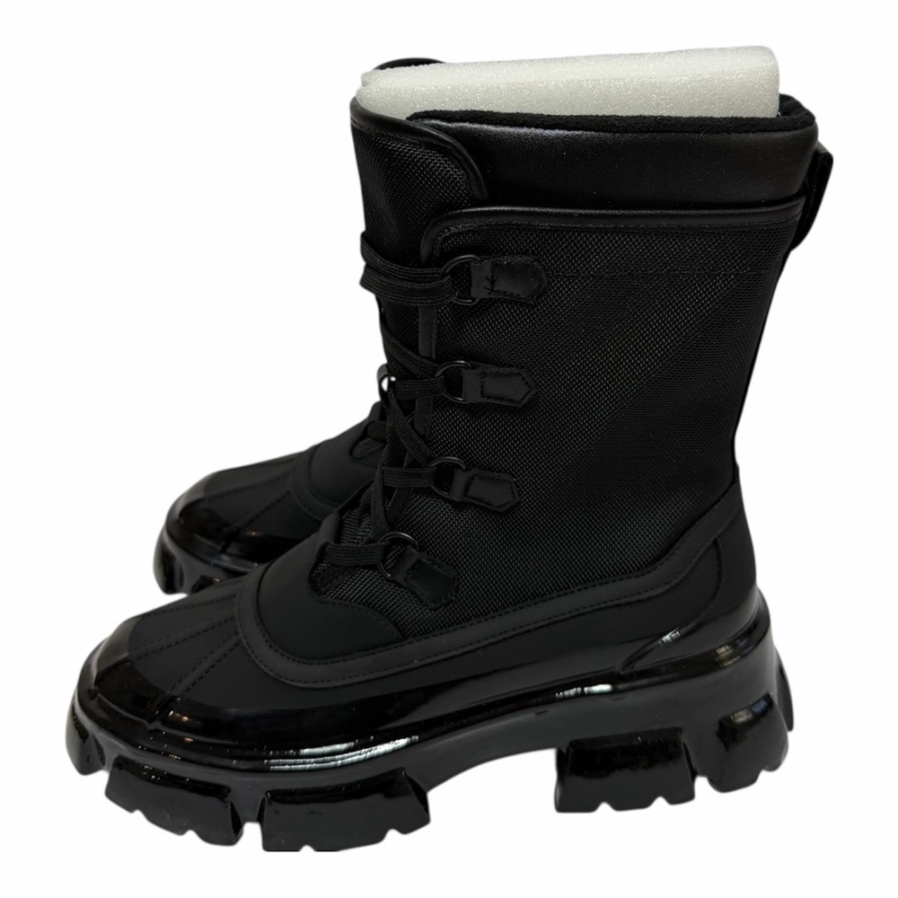 STEVE MADDEN TRENCH FASHION BOOTS BLACK WOMEN'S 8 NWT